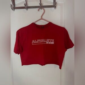 Alphalete cropped top